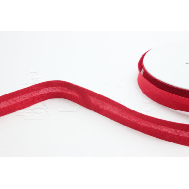 Fita vies 18mm 50%alg. 50%poly. refª 2010F Cor 28 vermelho