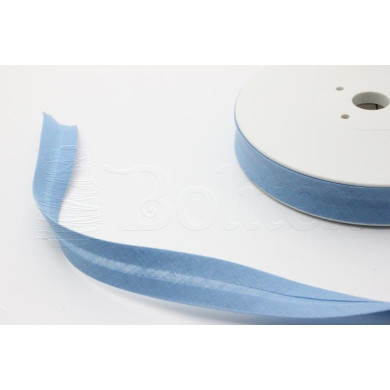 Fita vies 18mm 50%alg. 50%poly. refª 2010F Cor 42 azul