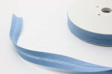 Fita vies 18mm 50%alg. 50%poly. refª 2010F Cor 42 azul