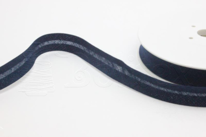 Fita vies 18mm 50%alg. 50%poly. refª 2010F Cor 50 marinho