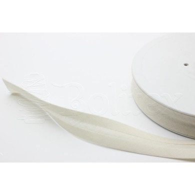 Fita vies 18mm 50%alg. 50%poly. refª 2010F Cor 61 bege