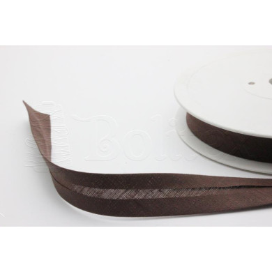 Fita vies 18mm 50%alg. 50%poly. refª 2010F Cor 69 castanho