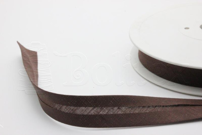 Fita vies 18mm 50%alg. 50%poly. refª 2010F Cor 69 castanho