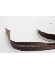 Fita vies 18mm 50%alg. 50%poly. refª 2010F Cor 69 castanho