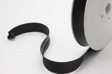 Fita cetim 100% poly. 18mm cor 02 preto