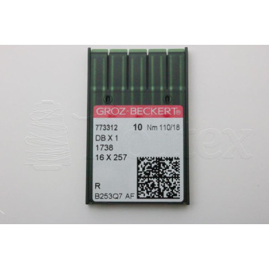 Dez Agulhas GROZ-BECKERT - 1738/16X257/16X231  110 Dez Agulhas GROZ-BECKERT - 1738/16X257/16X231  110