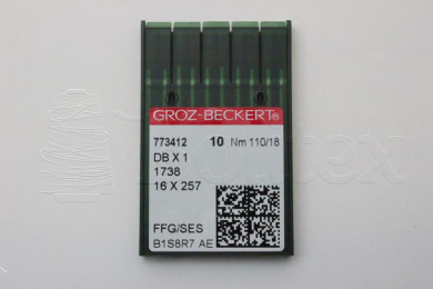 Dez Agulhas GROZ BECKERT - 1738/16x257/16x231 110 FFG