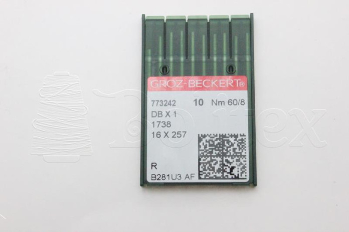 Dez Agulhas GROZ BECKERT - 1738/16X257/16X231  60