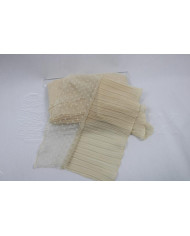 Tira plissada c/tule 135mm ref. 333728 cor 3 bege