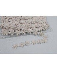 Fita flores c/pedras ref.858171 cor 55 rosa velho