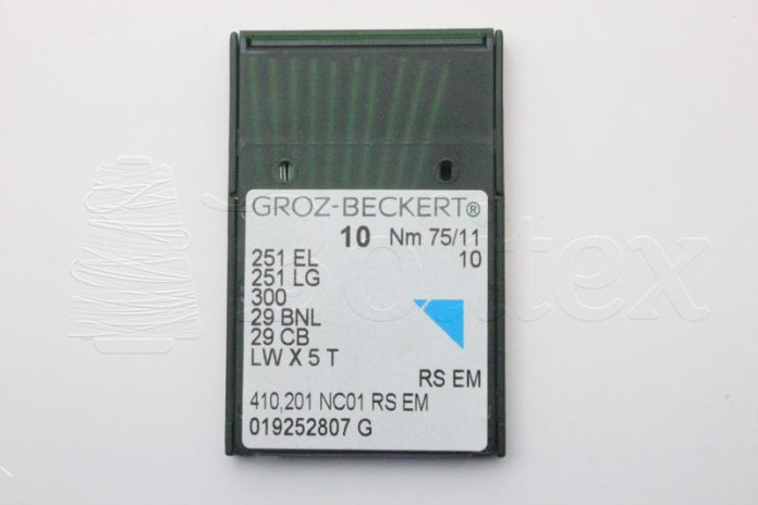 Dez Agulhas GROZ BECKERT - 251EL/300GEB/29BNL 75