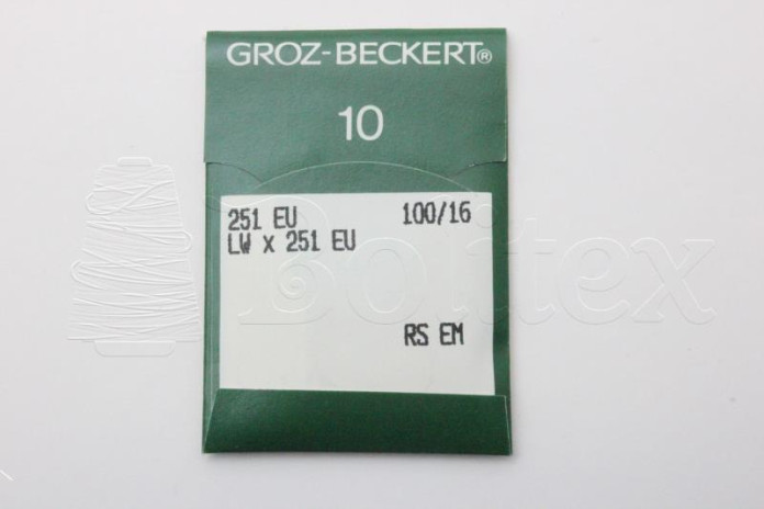 Dez Agulhas GROZ BECKERT - 251EU/LWX251EU     100