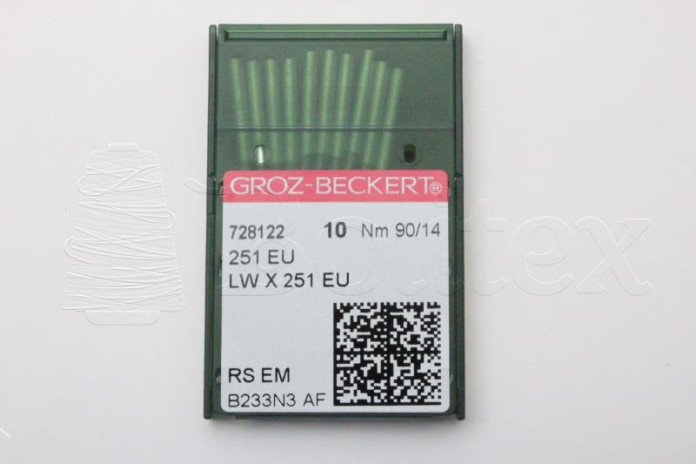 Dez Agulhas GROZ BECKERT - 251EU/LWX251 EU   90