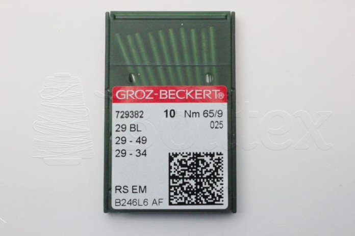 Dez Agulhas GROZ BECKERT - 29BL/29-49/29-34    65