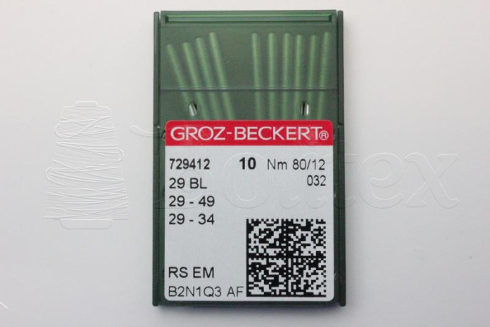 Dez Agulhas GROZ BECKERT - 29BL/29-49/29-34     80