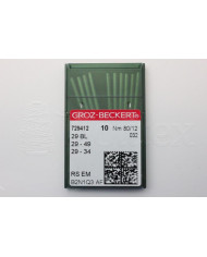 Dez Agulhas GROZ BECKERT - 29BL/29-49/29-34     80