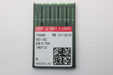 Dez Agulhas GROZ BECKERT - 501SC/1087D/755H    120