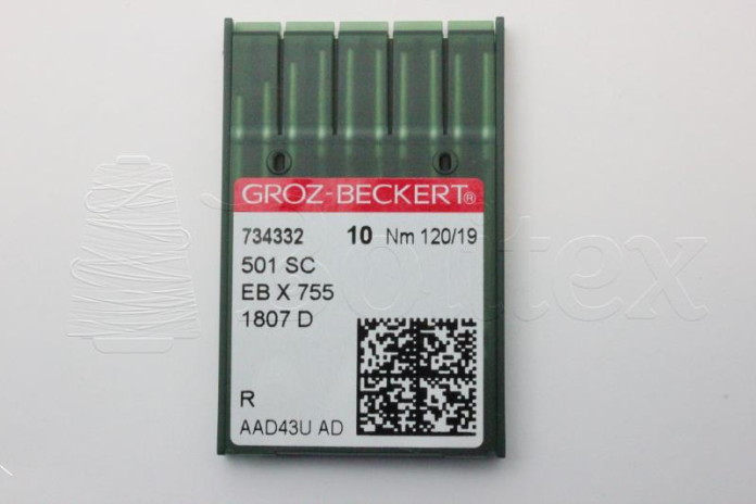 Dez Agulhas GROZ BECKERT - 501SC/1087D/755H    120