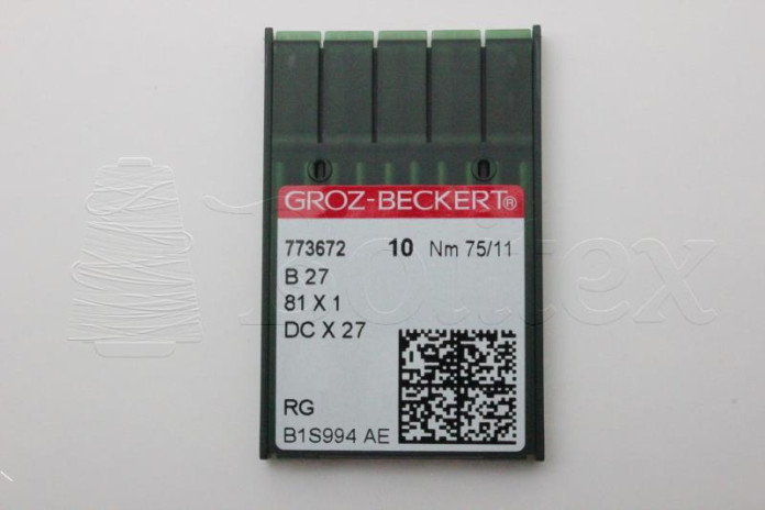 Dez Agulhas GROZ BECKERT - B27/SY6120/MY1023 R  75