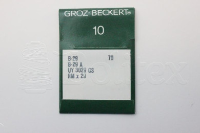 Dez Agulhas GROZ-BECKERT - B29/B29A/UY3029GS    70