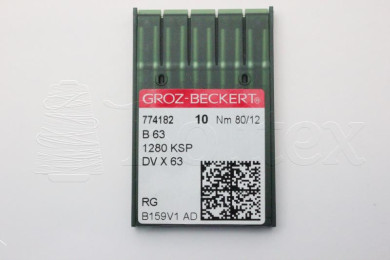 Dez Agulhas GROZ-BECKERT - B63/DVX63/RMX63 R    80