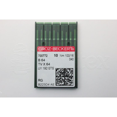 Dez.agulhas B64/TVX64/UY192GTS  100 Dez.agulhas B64/TVX64/UY192GTS  100